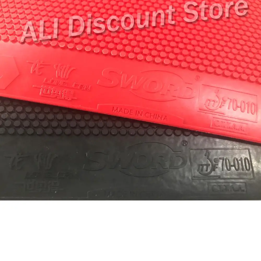 Меч длинная банка 40 коротких пипсов из резины для настольного тенниса с