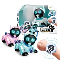 rc robot intelligent puppy style dog with smart watch induction for kids radio control toys best selling product for boy