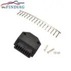 16-контактный разъем OBD2 J1962F для диагностики автомобиля с винтами