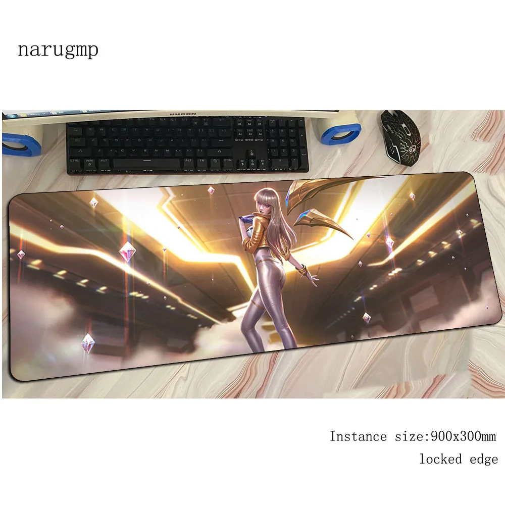 Ahri сексуальный padmouse 900x300x2 мм игровой коврик для мыши милый большой геймерский