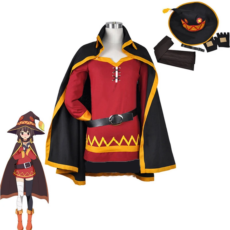 KonoSuba благословение Бога на этот чудесный мир мантия мегумин платье Униформа