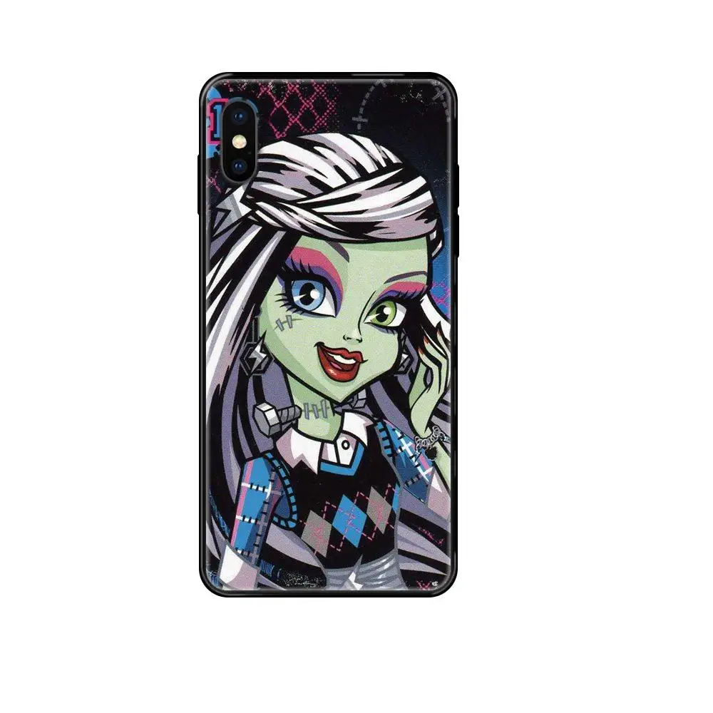 Новый черный чехол для телефона Monster High Samsung Galaxy S20 S10e S10 S9 S8 S7 S6 S5 edge Lite Plus Ultra |