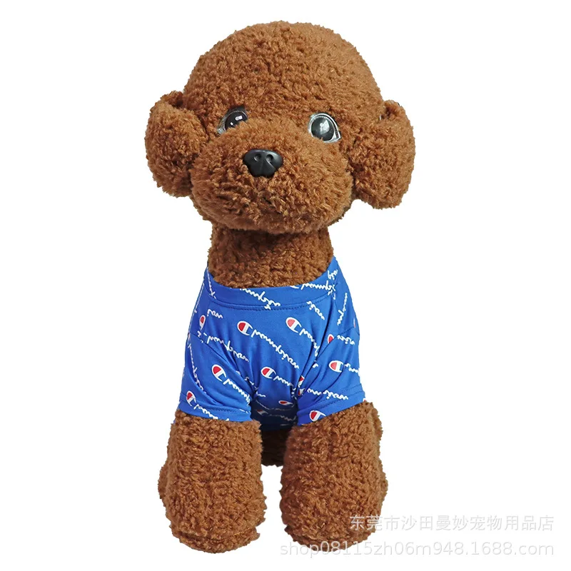 Новый стиль одежда для собак с маргаритками летняя дышащая модная принтом