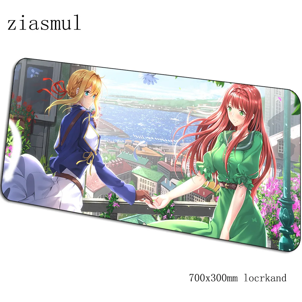 Фиолетовый evergarden коврик для мыши 70x30 см игровой коврик для мыши esports офисный коврик для ноутбука Настольный коврик locrkand padmouse игры pc геймерские коврики - Цвет: pattern 11