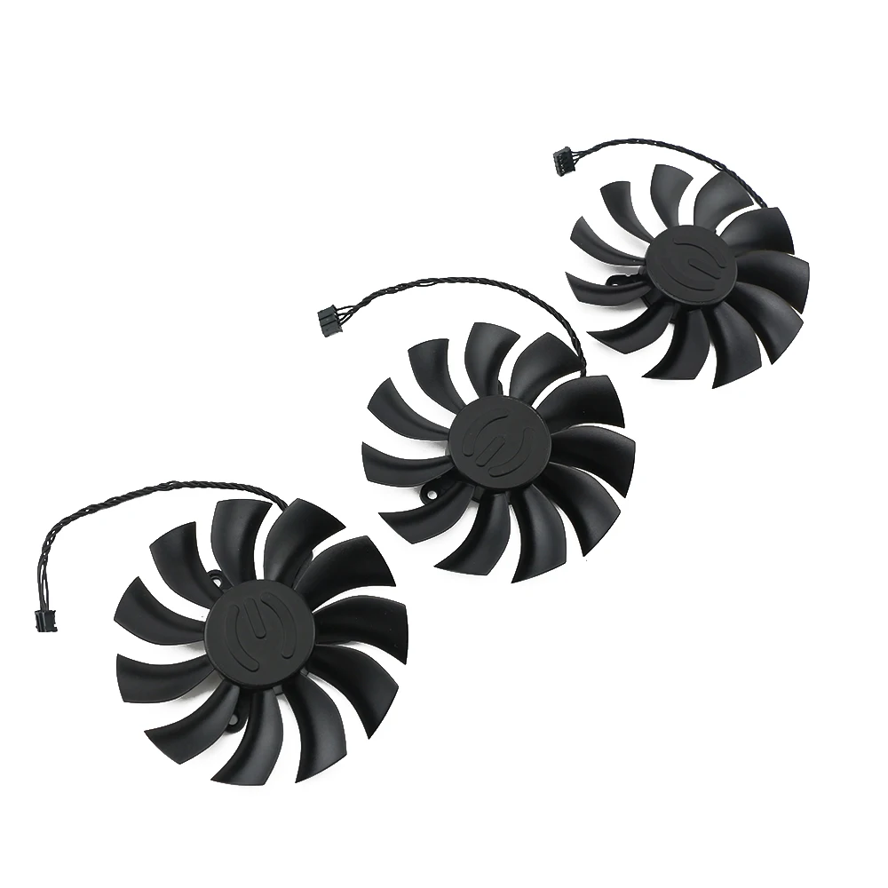 Новинка охлаждающий вентилятор для игровой видеокарты PLA09215B12HH GTX1080 Ti FTW3 ELITE DC12V 0.55A