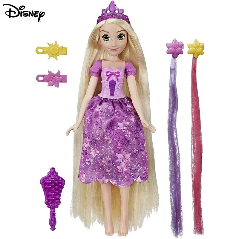 

Disney Princess Doll Hair Style Creations Rapunzel Fashion Doll Hair Styling Toy with Brush Hair Clip Princess Toy for Kid E6673