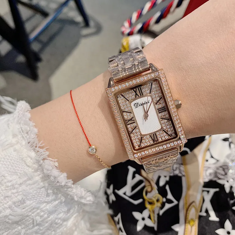 Часы AILANG женские винтажные деловые кварцевые стальные прямоугольные