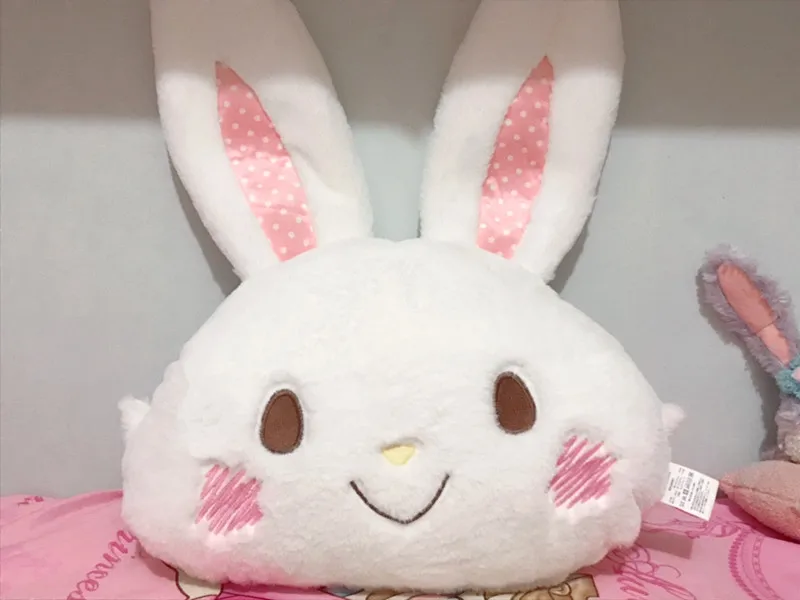 Плюшевая Милая Подушка Wish Me Mell Bunny украшение для детской комнаты милая голова с