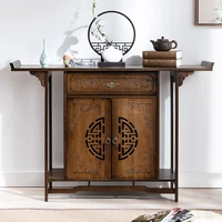 chinese style porch table bamboo tribute table with drawer porch cabinet furniture living room