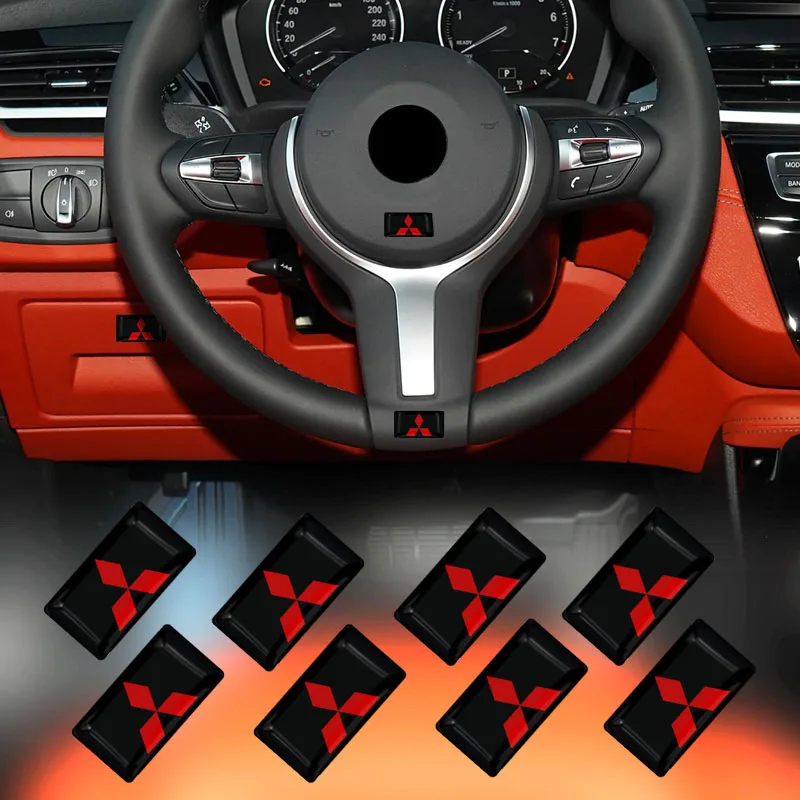 Наклейка на автомобиль 10 шт. наклейка для Mitsubishi Lancer 7 8 Outlander 3 Pajero Sport Magna ASX L200 Delica D5