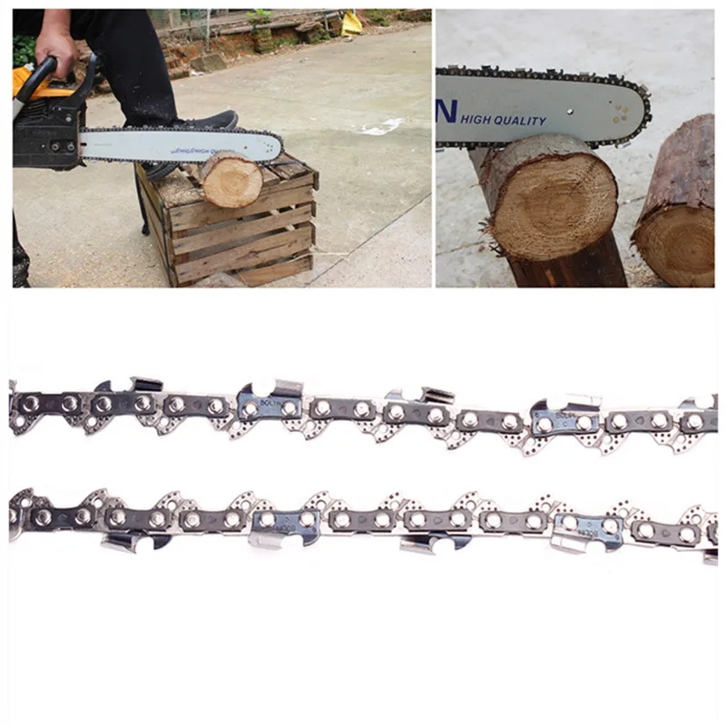 

High Quality 14-Inch Bar Chainsaw Chain 3/8"lp-1.3mm-52dl Durbale Petrol Chain Saw Parts Fit For Stihl Echo Husqvarna John Deere