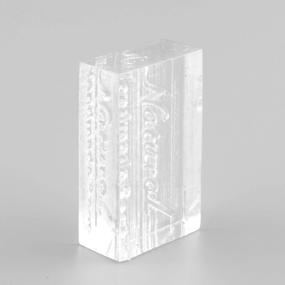 Акриловый натуральный дизайн ручной работы мыло штемпель для тиснения Печать