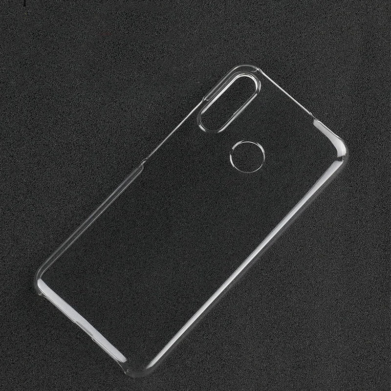 Прозрачный кристально прозрачный тонкий жесткий защитный чехол из