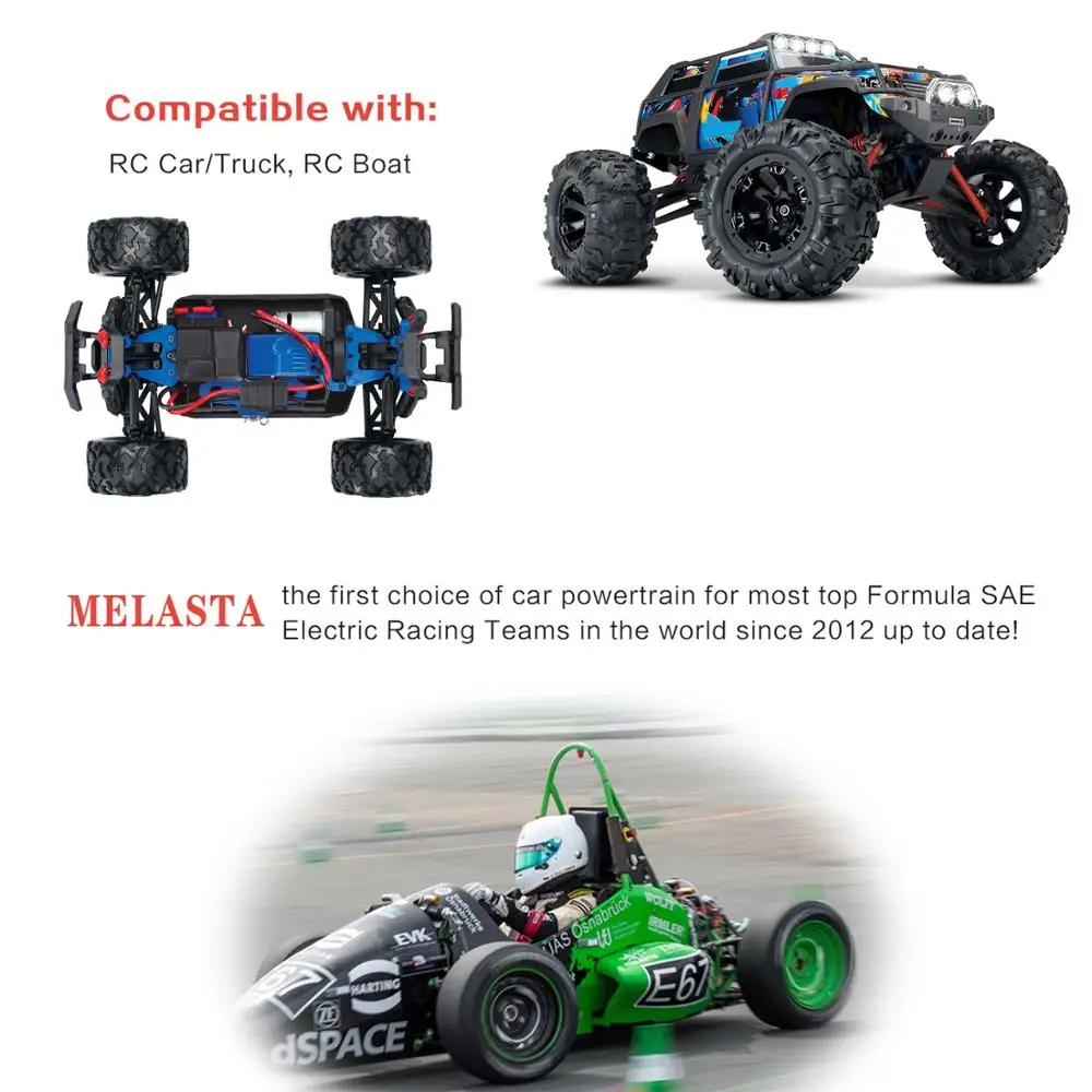 Аккумулятор MELASTA 2 шт. 7 в 1600 мАч 6 ячеек NIMH с разъемом Traxxas для радиоуправляемых