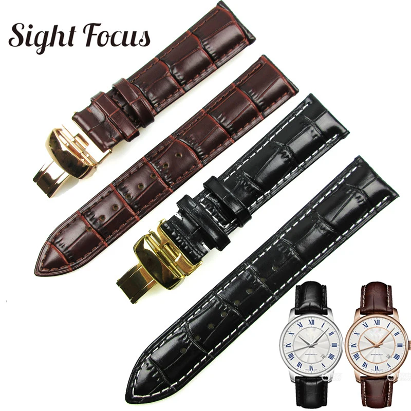 

15 18 20mm 22mm Leather Watchband for Mido Baroncelli M8600 M010 Replacement Watch Strap Gent Bracelet for Men Watch Accessories