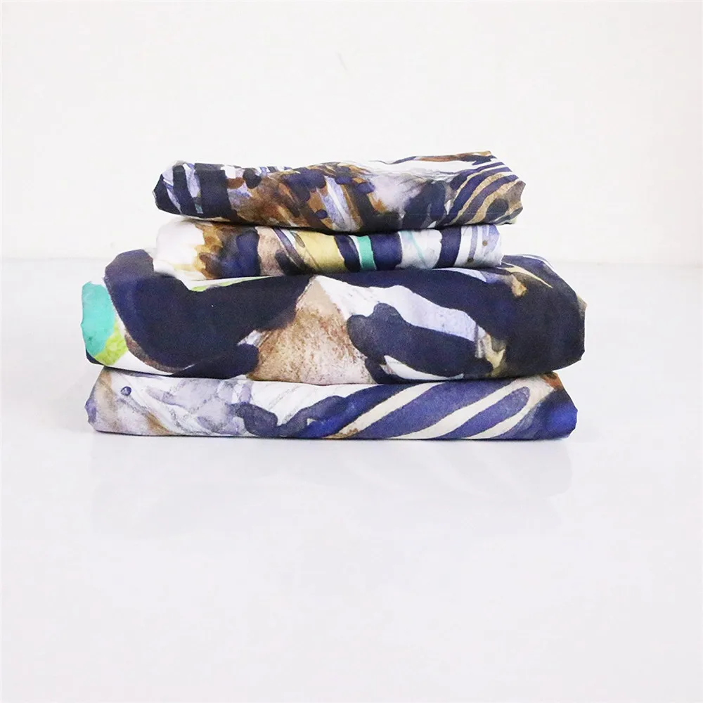 Комплект постельного белья из 100% хлопка с изображением единорога пододеяльник