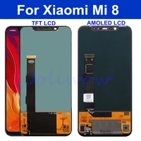 amoled oled tft 3 model for xiaomi mi 8 mi8 lcd display touch screen digitizer lcd assembly for xiaomi mi8 lcd digitizer 6 2