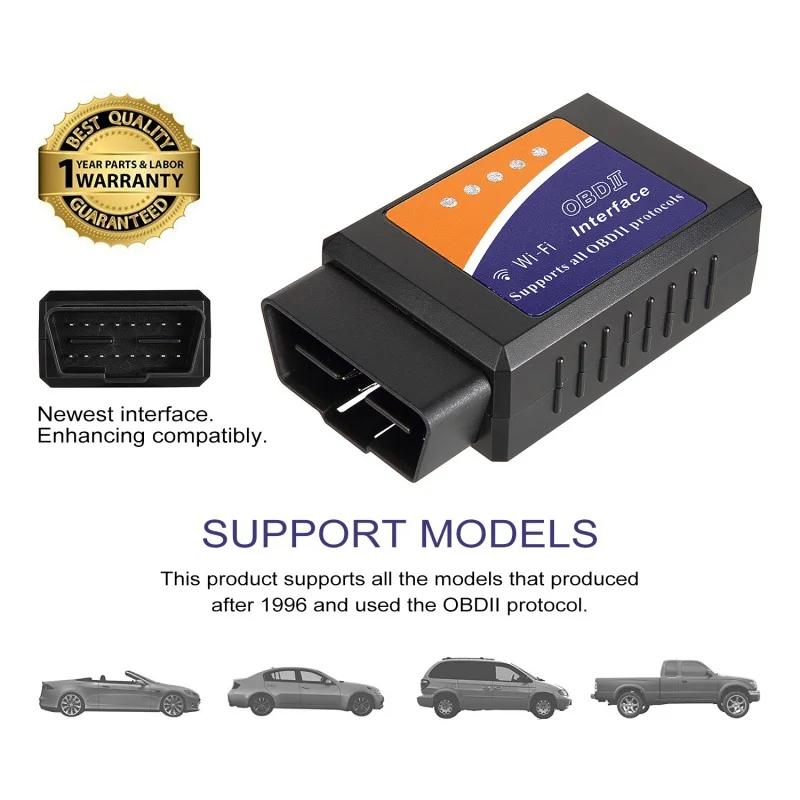 Автомобильное оборудование V03HW детектор V1.5 WIFI PIC18F25K80 чип OBD2 OBDII считыватель кодов