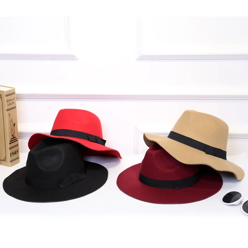 Хепберн бренд бесплатная доставка фетр джентльмен элегантный леди фетровый