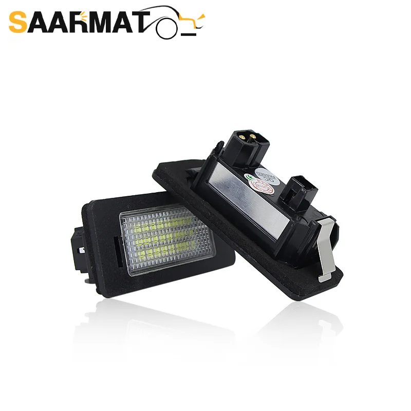 Светодиодный CANBUS без ошибок Подсветка регистрационного номера база лампы для BMW 5