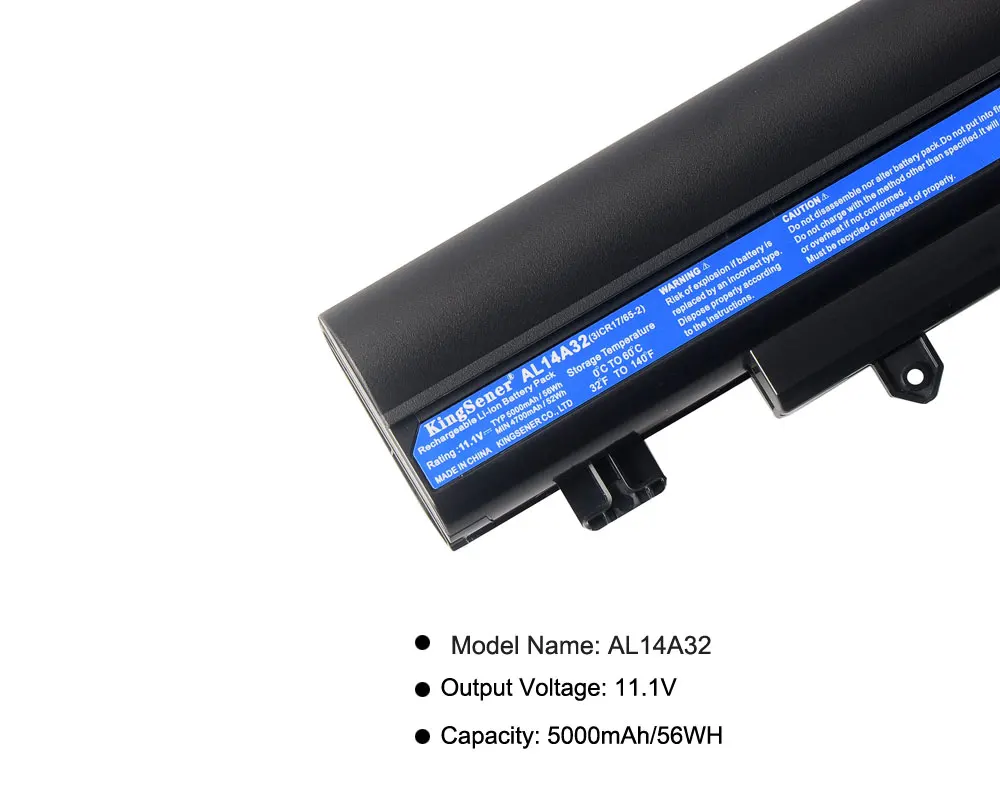 Аккумулятор для ноутбука KingSener AL14A32 Acer E14 E15 | Компьютеры и офис