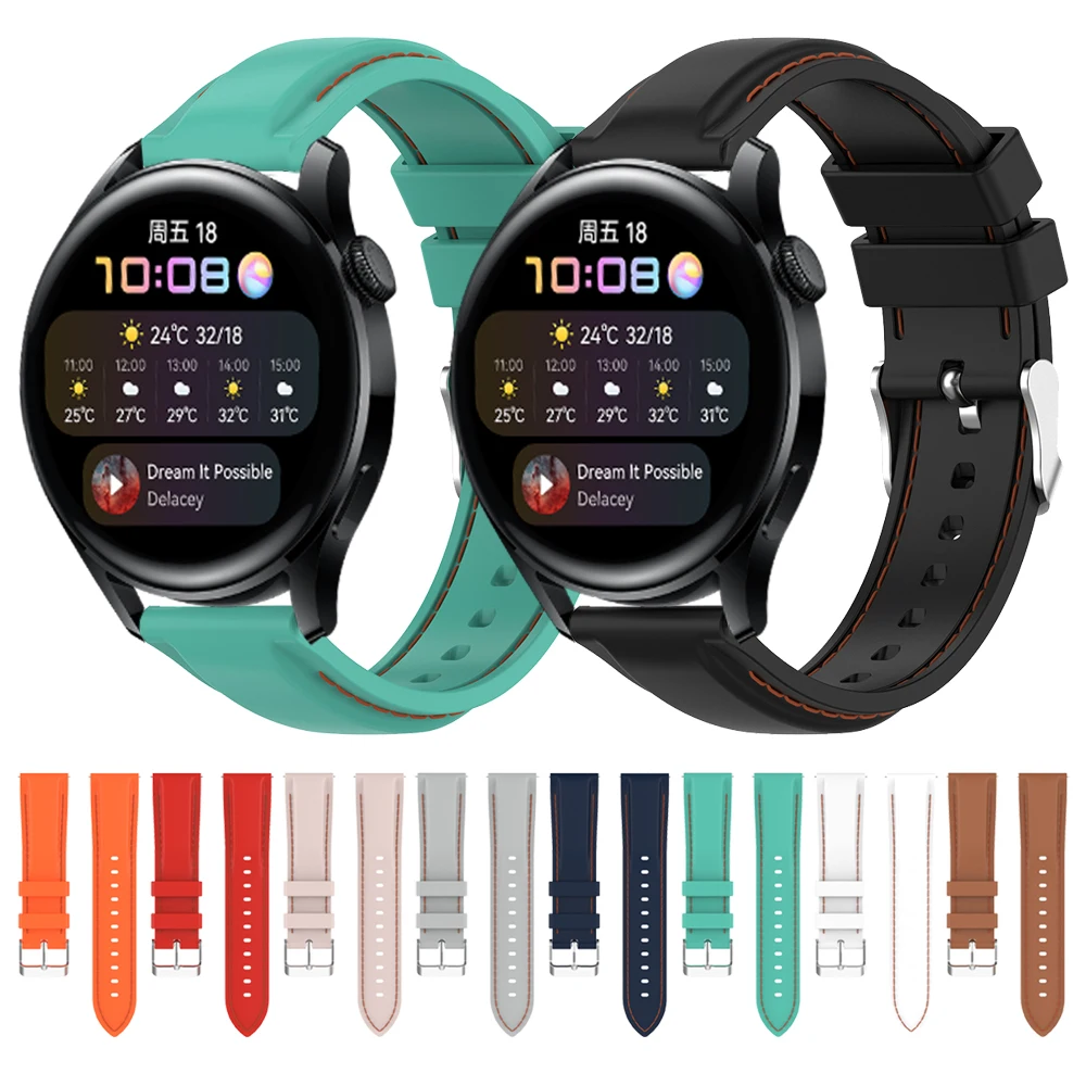 

Силиконовый ремешок для часов Huawei Watch 3, 42 мм, 46 мм