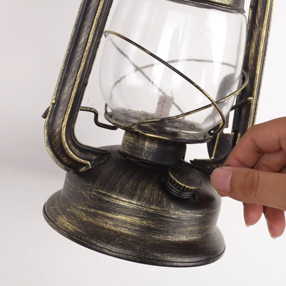 Классический керосиновый настенный ретро светильник E27 портативный для дома