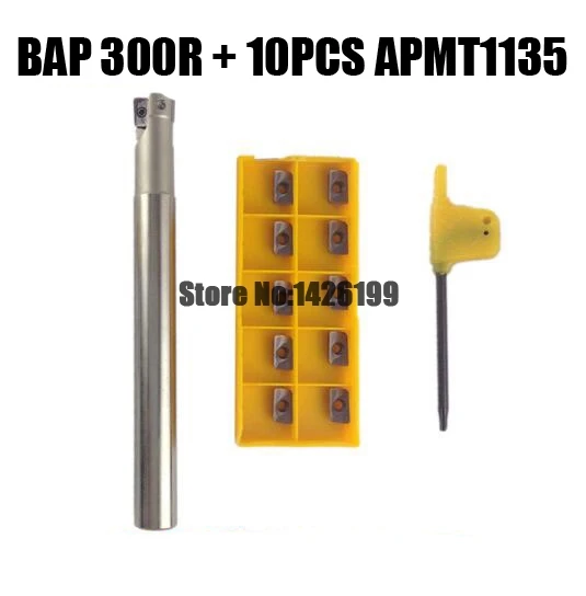 Фрезерный резец BAP300R C10 10 120 C12 12 C14 14 130 C16 16 150 C20 20 160 + APMT1135 индексируемый держатель с