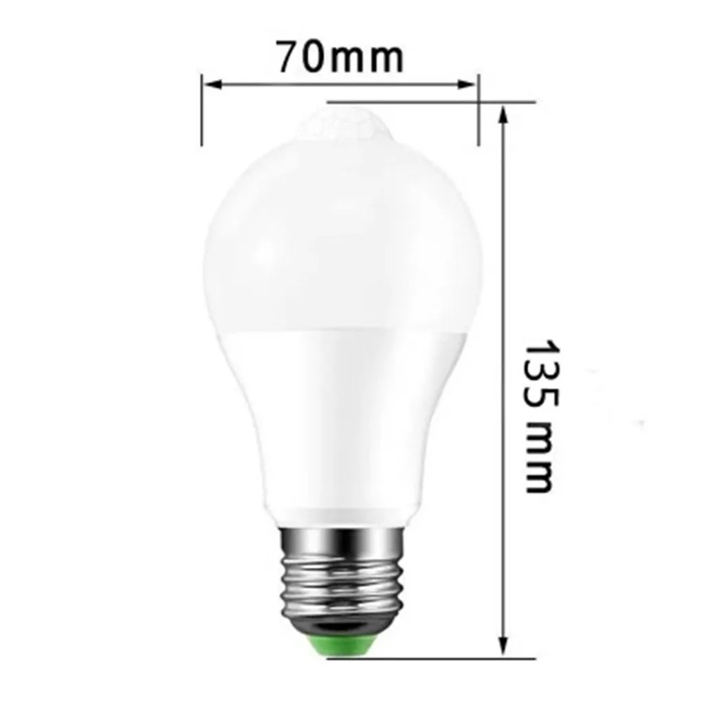 

E27 LED PIR Motion Sensor Infrared Auto Energy Saving Light Lamp Bulb
