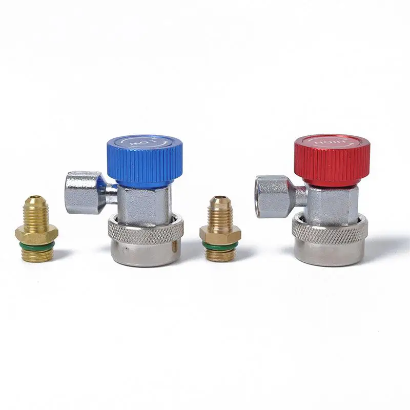 2 шт. AC R134a автомобильный Кондиционер низкий/высокий адаптер Автоматическая