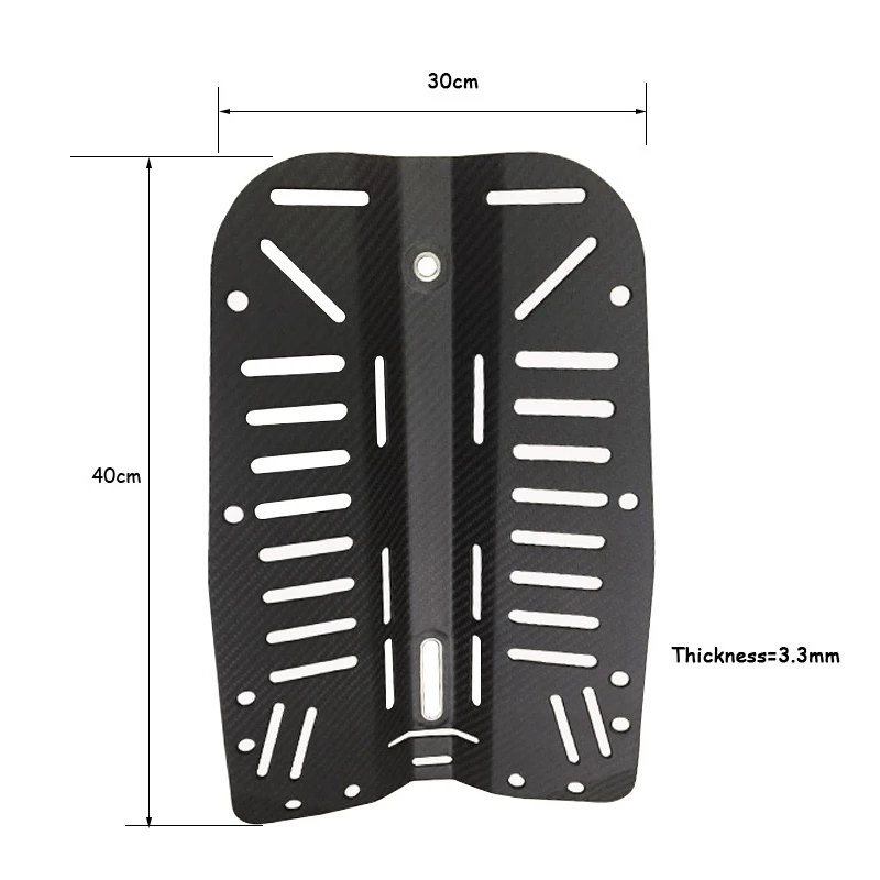 Подводное плавание углеродное волокно задняя крышка подходит пончик 30Lbs крыло с