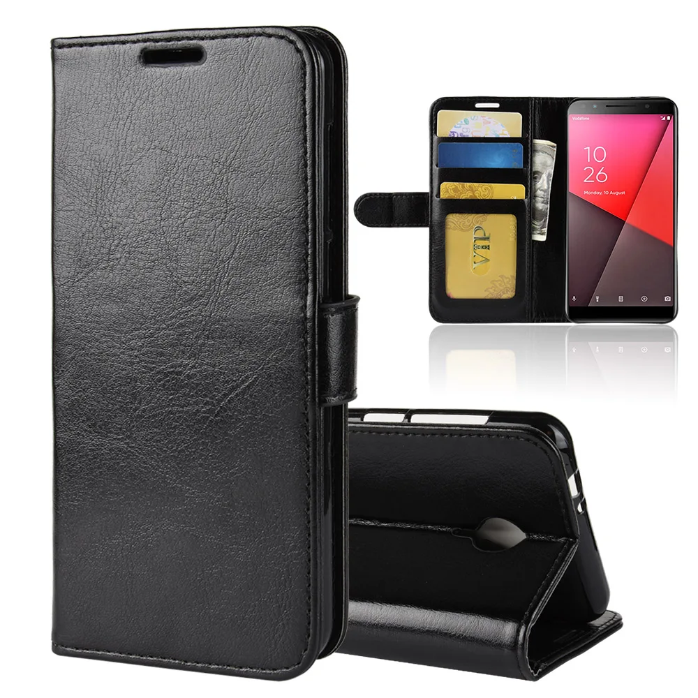 Кожаный чехол-кошелек в стиле ретро с подставкой для Vodafone Smart N9 Lite VFD 620 чехол