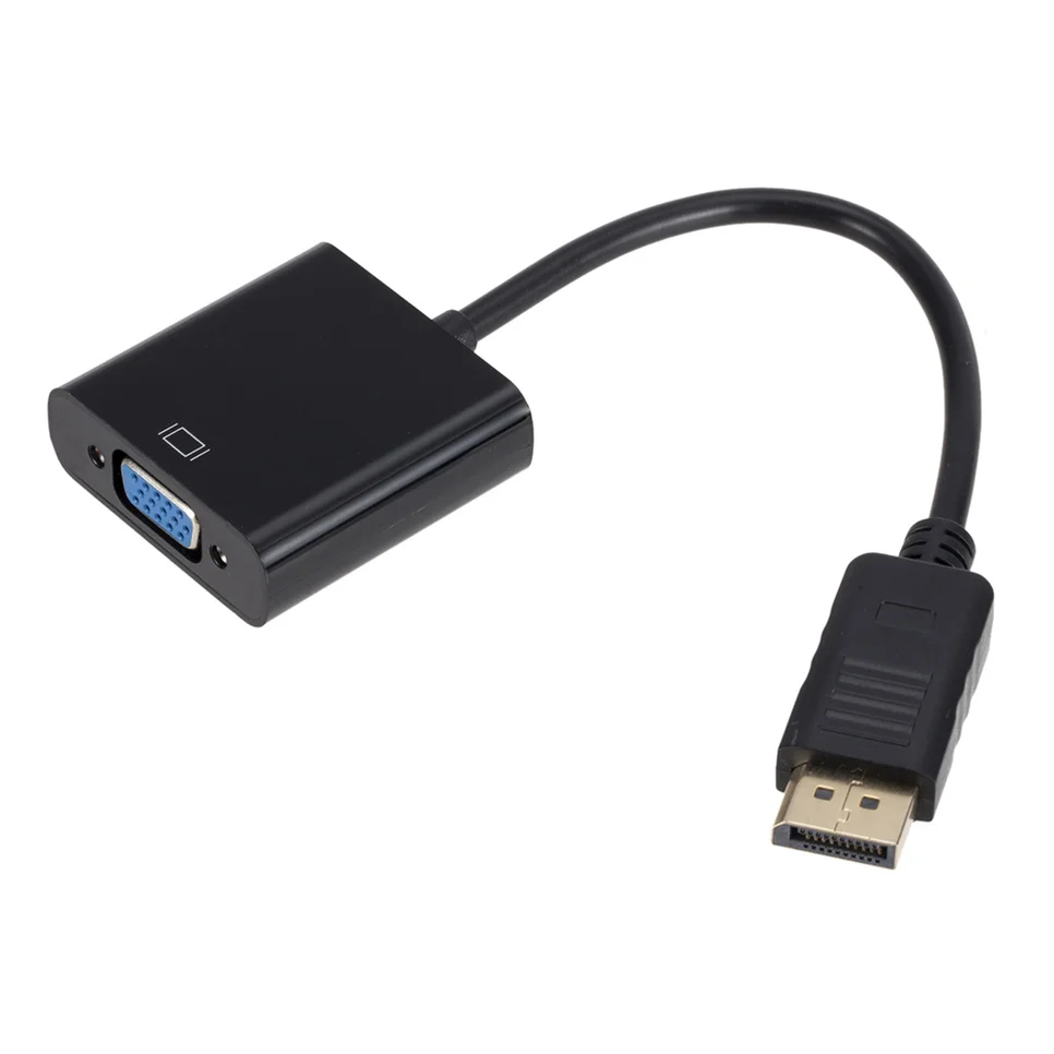 Переходник из DP в VGA переходник DisplayPort штырь-гнездо для ПК ноутбука проектора