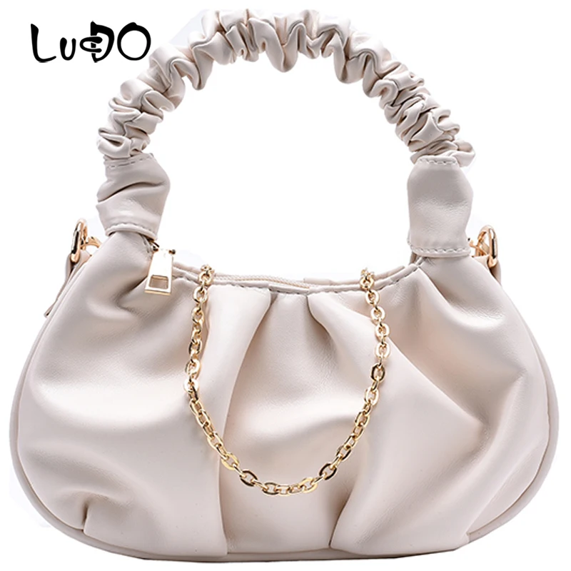 

Bag For Women Cloud bag Soft Leather Chain Single Shoulder Slant Dumpling Bag Day Clutches bags Messenger Bag Handbag and Purse