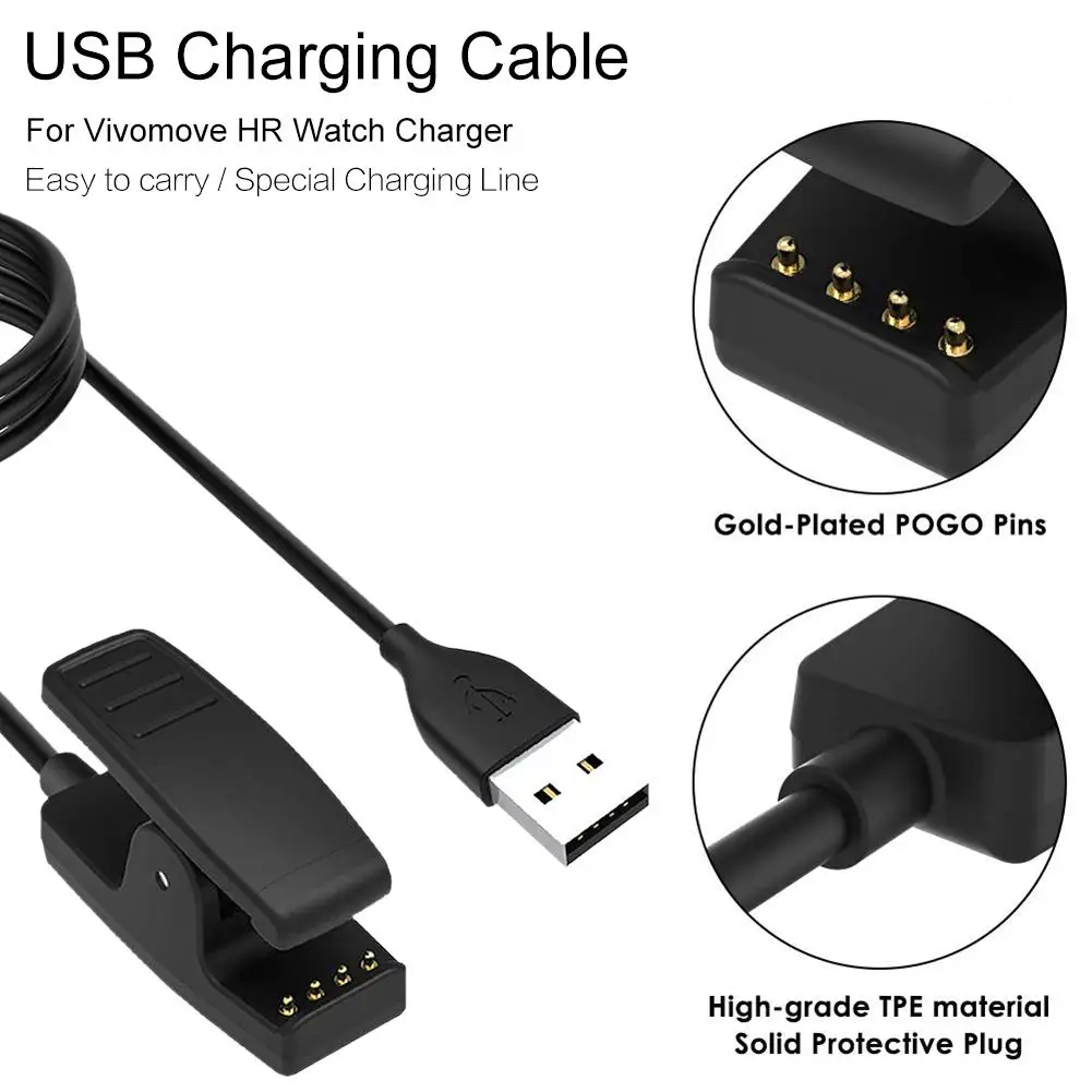 USB кабель для зарядки Vivomove HR Garmin Forerunner Сменное зарядное устройство 35/645/645