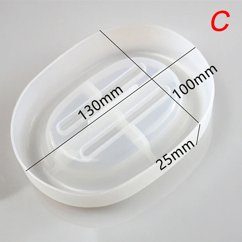 

Handmade Soap Box Silicone Mold Soap Dish Tray Resin Casting Mold Epoxy Resin Ring Dish Holders Resin Soap Tray Molds