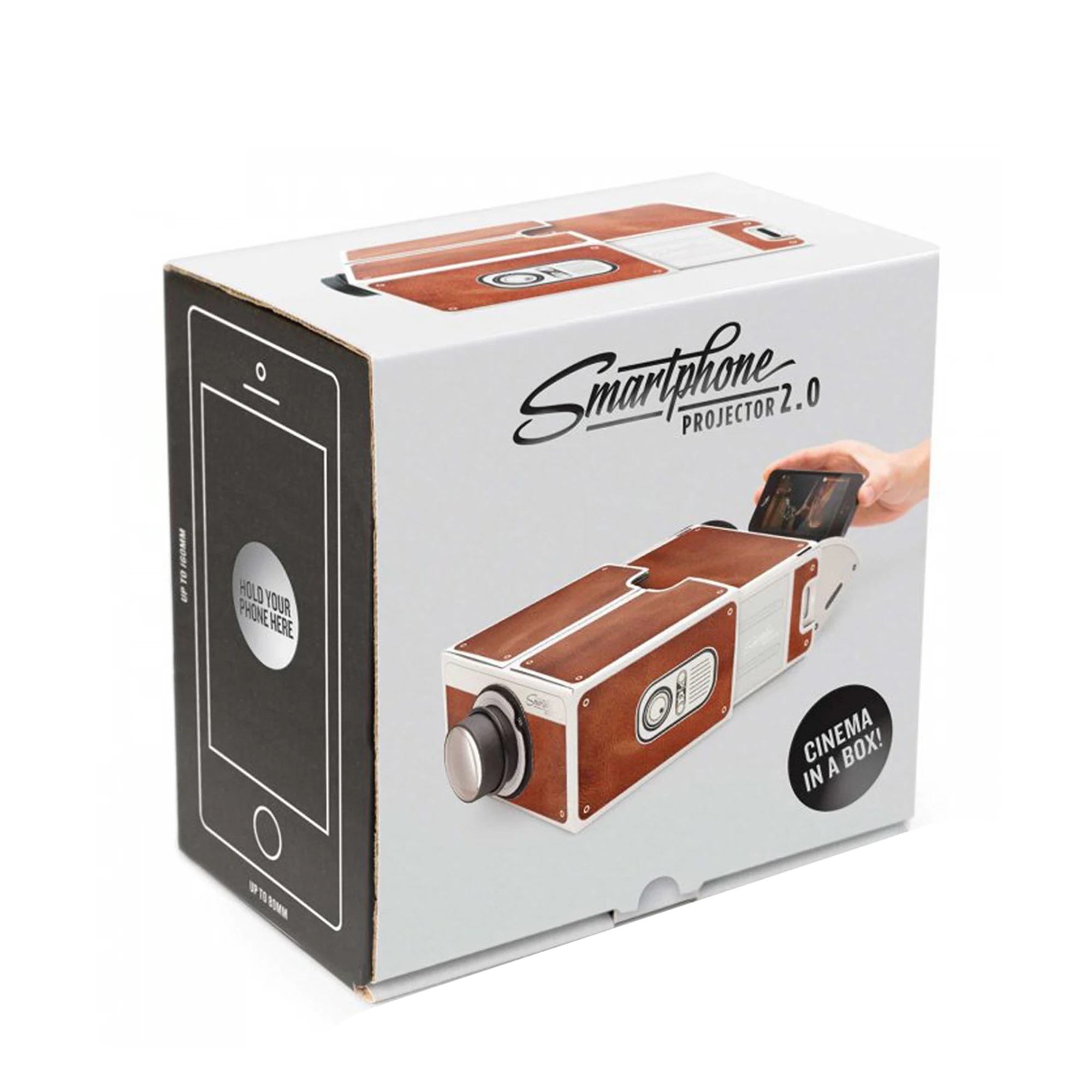 

Креативный бумажный проектор для смартфона «сделай сам», компактный проектор для домашнего кинотеатра и развлечений, простая установка