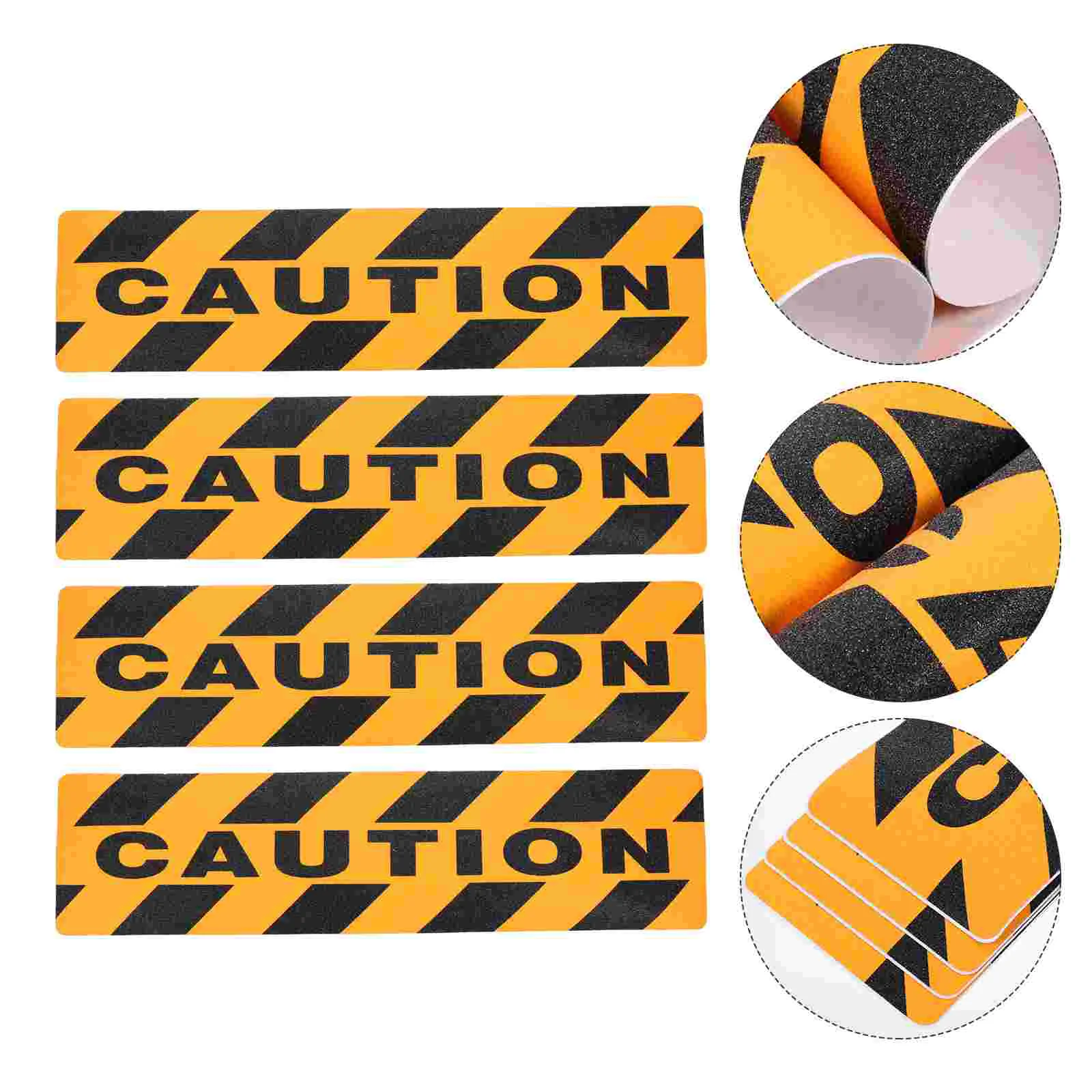 

4pcs Anti-slipping Floor Strips Self-adhesive Tape Non-skid Walkway Stickers