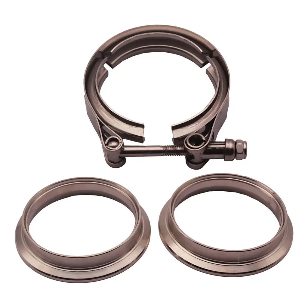 

2.5'' Upgraded Auto Parts V-band Clamp Kit For Exhaust Pipes Downpipe