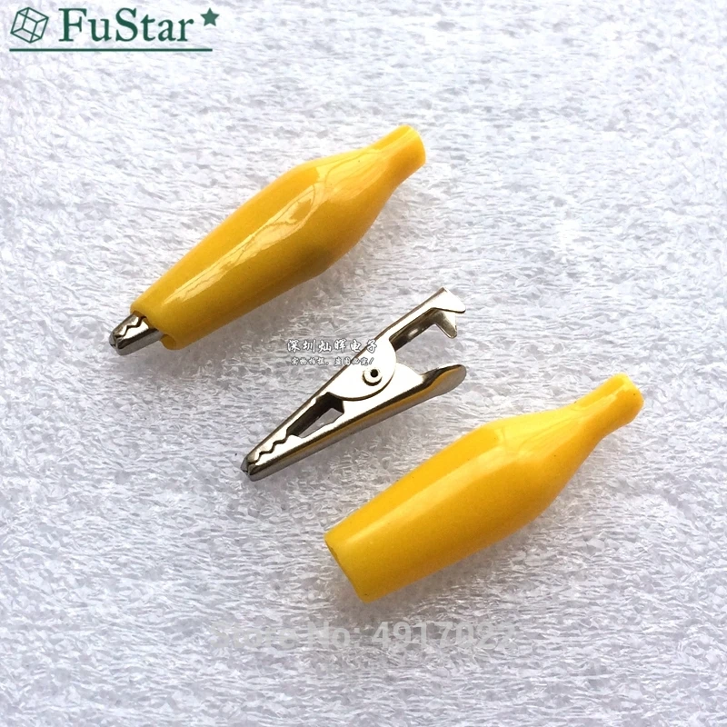 12 шт изоляция металлический зажим крокодил Электрический Тесты 28 мм Красочные