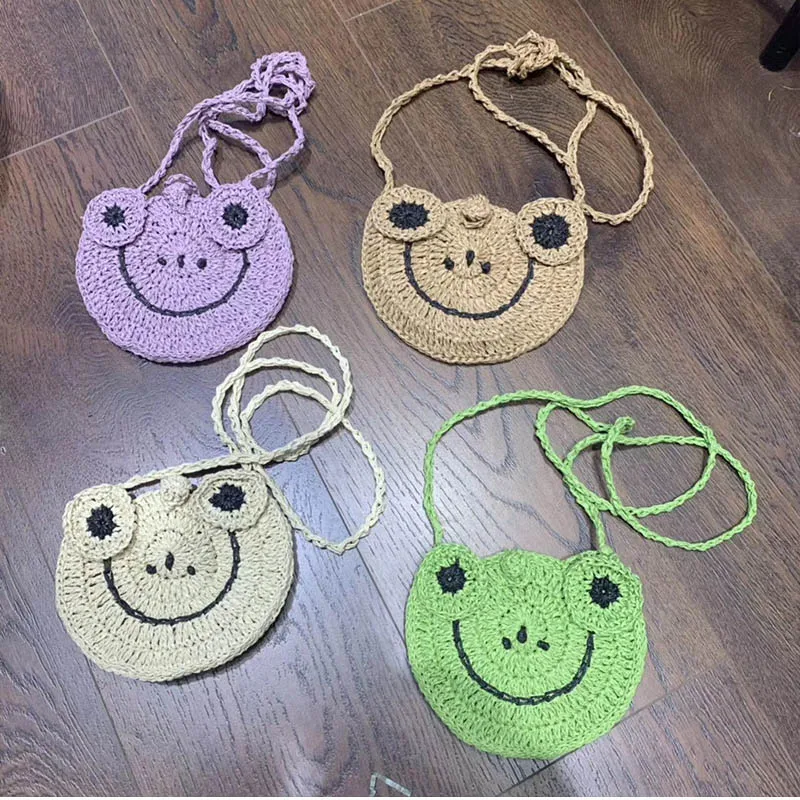 2020 летняя новая Корейская многоцветная лягушка мультяшная сумка почтальонка