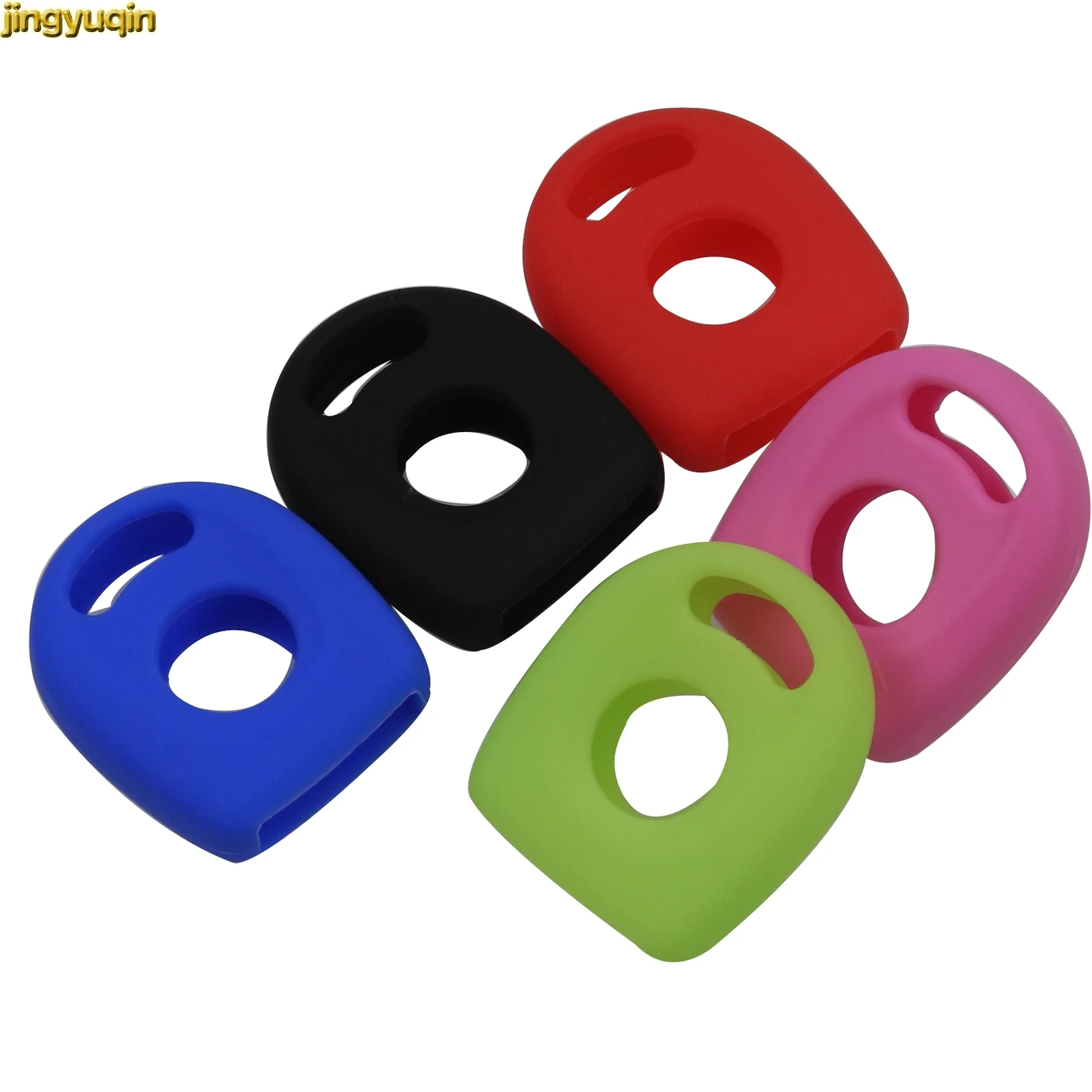 

jingyuqin Car key Silicone Case for Volkswagen VW B5 Passat Golf Phaeton Rabbit GTI Beetle Polo BoraTrans rubber Protect Styling