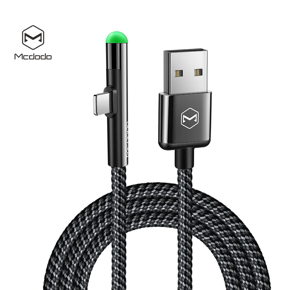 MCDODO 2.4A USB кабель со светодиодной подсветкой ЖК дисплей быстро зарядить телефон