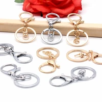 10pcspack silver plated key button diy handmade clasps hook fittings for jewelry making accessories buckle