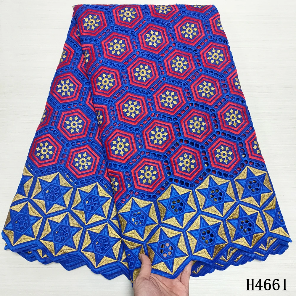 

Nigerian Dry Lace Fabric 2021 High Quality Lace African Cotton Lace Fabric With Stone Swiss Voile Lace In Switzerland HJ4661