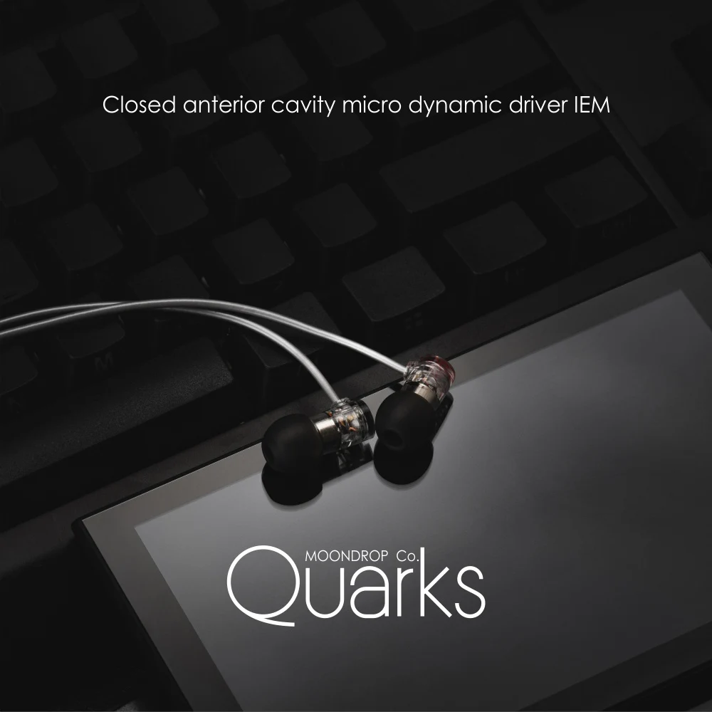 MoonDrop Quarks In-Ear Earphones High Performance LCP Micro Diaphragm Dynamic IEM Earbuds Moondrop Aria Sparks SSP SSR Blessing2 |