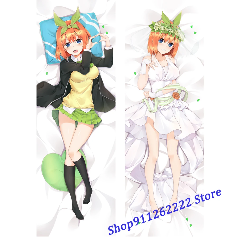 Дакимакура аниме quintessence Quintuplets Nakano Yotsuba персонажи обнимающие подушки Чехол