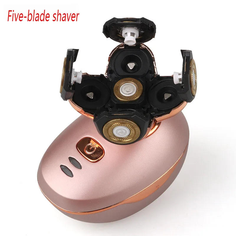 Новинка 5 головок плавающая электрическая бритва для бритья Ricoh Мужская 4D