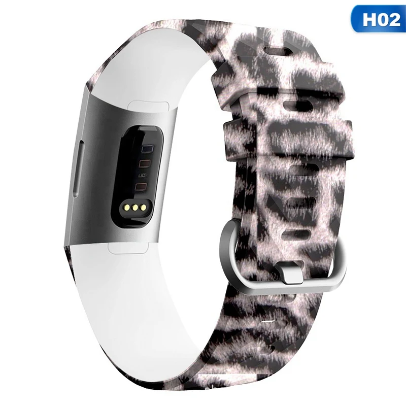 Сменный модный браслет на запястье силиконовый ремешок для Fitbit Charge 3 фитнес