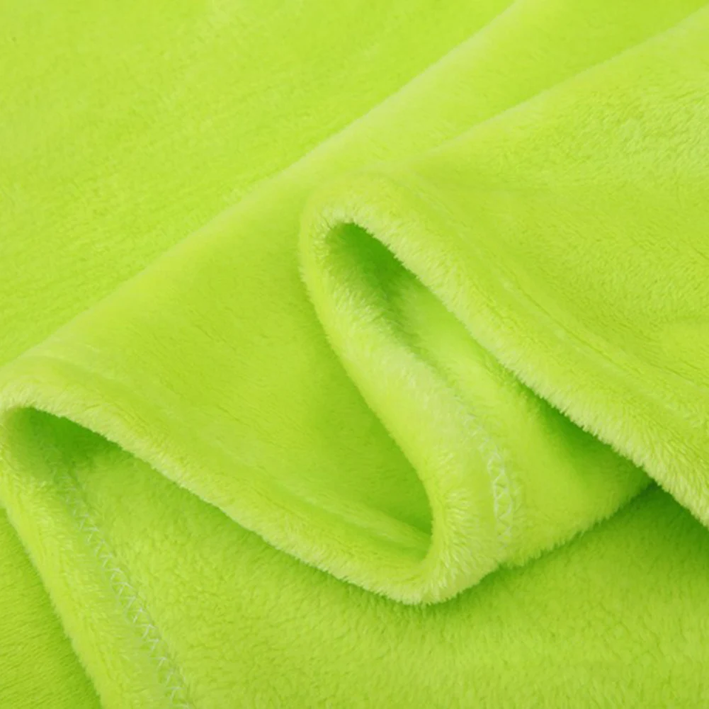 Зимнее мягкое теплое маленькое одеяло из кораллового флиса покрывало для дивана